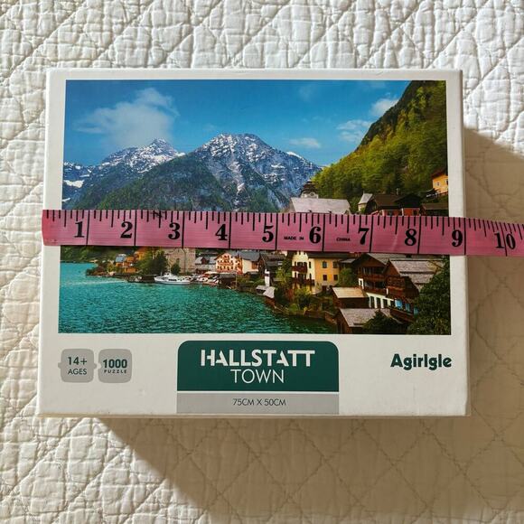 AGIRLGLE HALLSTATT TOWN Puzzle 1000 Pieces 75cmx50cm 14+ ages Intricate Logical - Picture 5 of 6